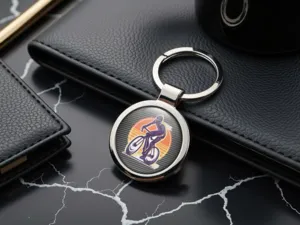 Metal Keychain Minimal Finish and High-Quality Style